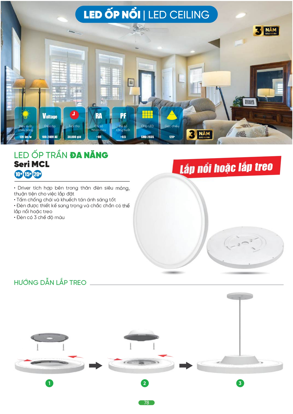 Bảng giá đèn LED MPE 2026